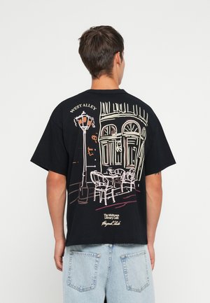 JORBEDFORD SKETCHED TEE - Trükipildiga T-särk - black