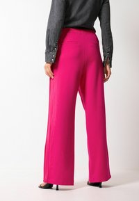 Next WIDE LEG SIDE STRIPE  - Tygbyxor - pink