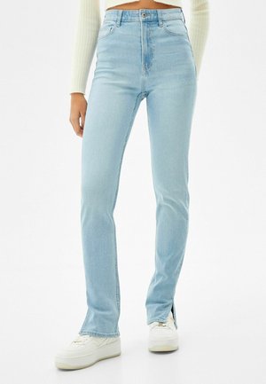 Slim fit -farkut - light-blue denim