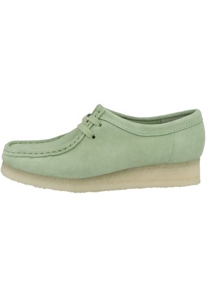 Casual lace-ups - pine green