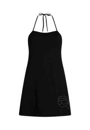 KARL LAGERFELD, IKON RHINESTONE SHEER - Accessoire de plage - black