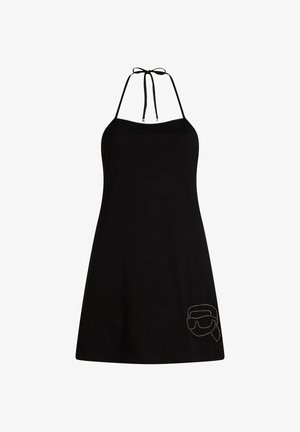 KARL LAGERFELD, IKON RHINESTONE SHEER - Accessoire de plage - black