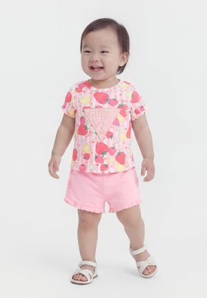 Guess BABY SET - Μπλουζάκι με στάμπα - pink