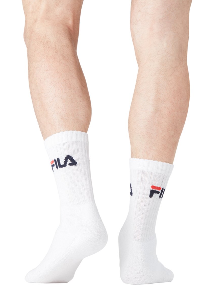 Fila UNISEX CREW  IM 6ER PACK - Chaussettes - white