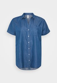 CARPENNA BEA LOOSE SHIRT - Hemdbluse - dark blue denim