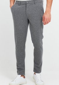 Solid SDOlivero - Hlače - grey melange meliert