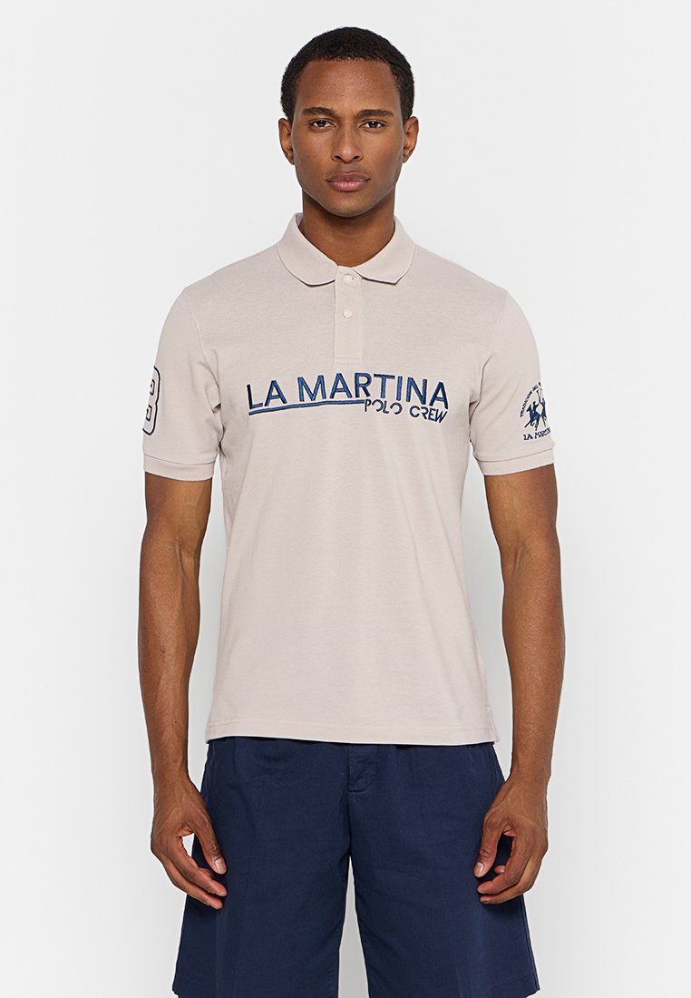 LA MARTINA Poloshirt beige LA MARTINA Poloshirt beige