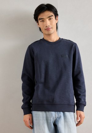 LONG SLEEVE CREW NECK BADGE - Sweatshirt - dark navy