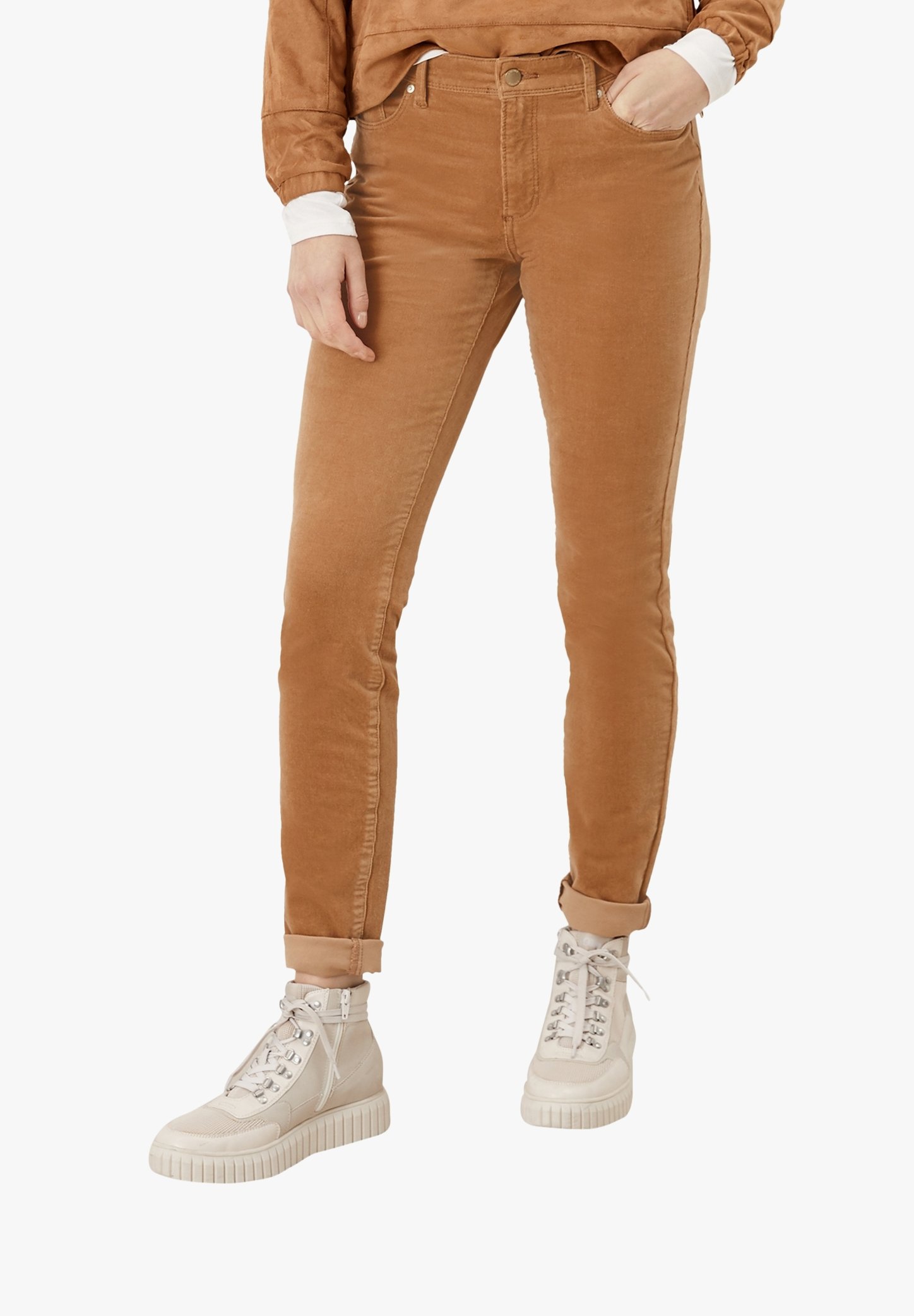 s.Oliver Jeans Slim Fit - caramel/ocker 