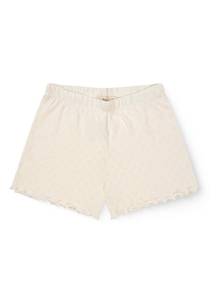 Copenhagen Colors POINTELLE HEART SHORTS - Šortky - cream