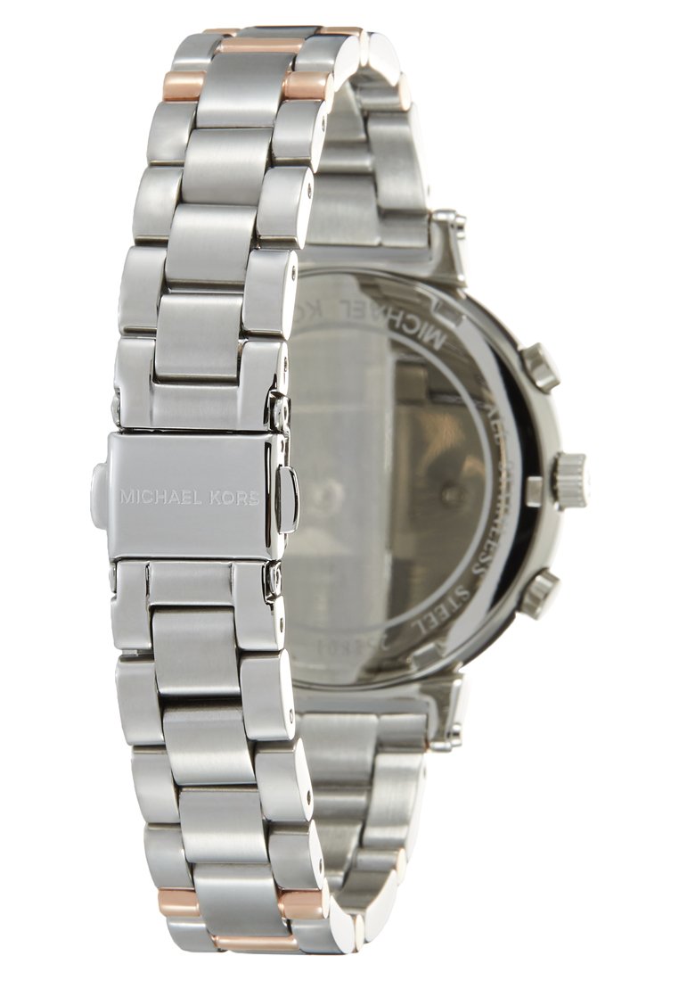 silver-coloured/rose gold-coloured 