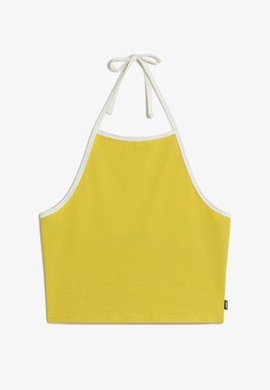 Vans, HIGH NECK HALTER. - Top - gold