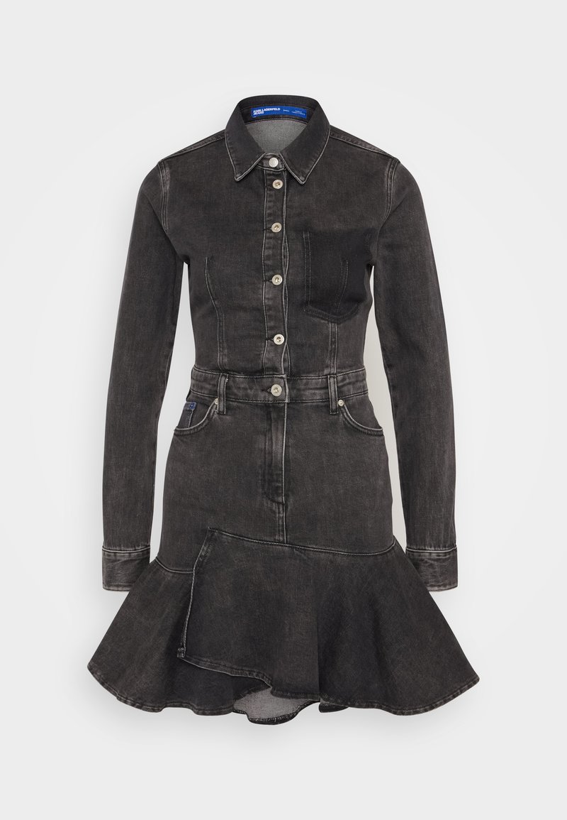 Karl Lagerfeld Jeans Jeansjurken grijs denim/greydenim Karl Lagerfeld Jeans Jeansjurken grijs denim/greydenim