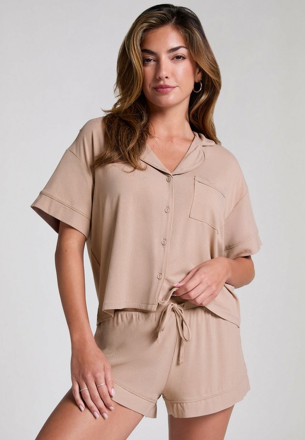 Nachtwäsche Shirt - beige