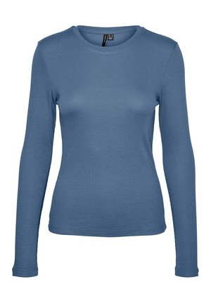 Langærmet T-shirt - blue
