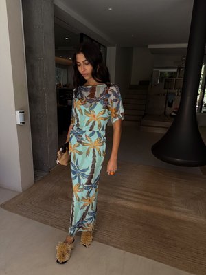 AZURA PALMS TILLY DRESS - Rochie de zi - blue