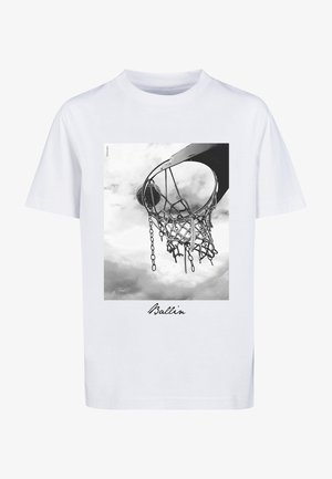 BALLIN2.0  - T-shirt print - white