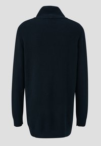 s.Oliver MIT ROLLKRAGEN - Strickpullover - navy
