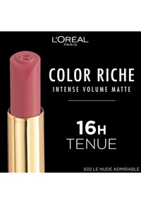 L'Oréal Paris ROUGE À LÈVRES 540 COLOR RICHE INTENSE VOLUME MATTE 2 PACK - Rouge à lèvres - le nude admirable