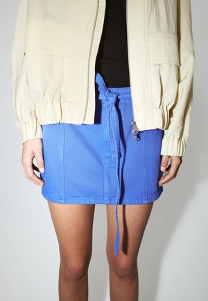 Mango ADULT - Jupe trapèze - bleu