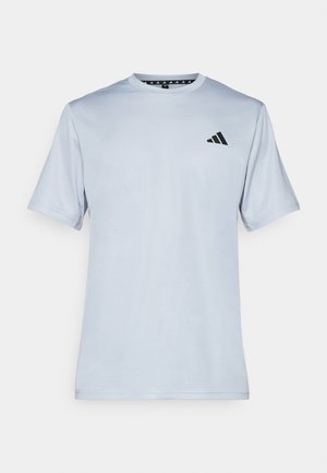 adidas Performance TRAIN ESSENTIALS - Camiseta deportiva - halo silver-coloured/black