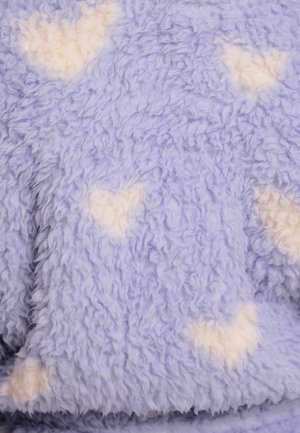 Lipsy, SOFT TOUCH BORG HEART DRESSING GOWN - Bademantel - lilac purple