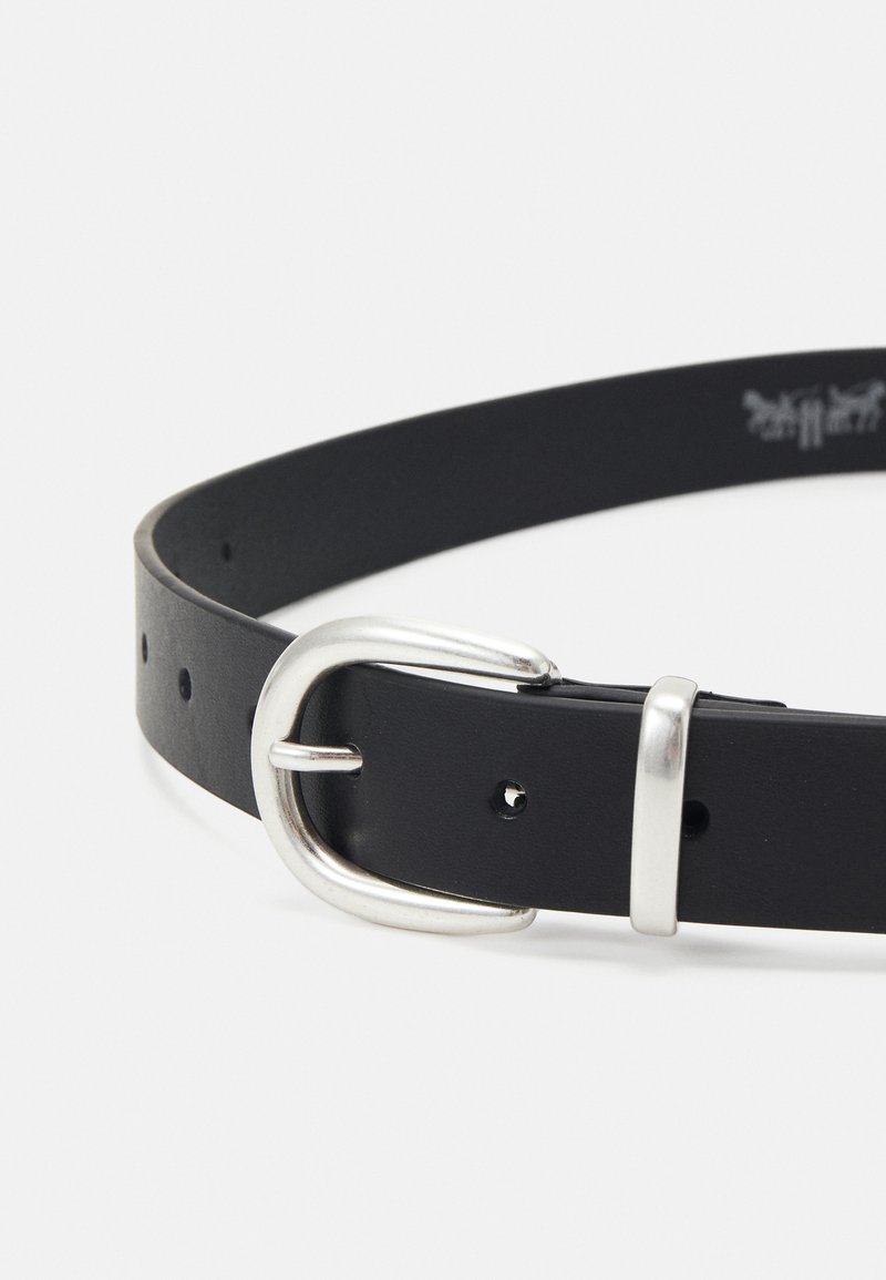 Ceinture Femme Levi's Free Belt - Cuir Véritable, Boucle Or Rose - Ceinture Intemporelle Et Pratique