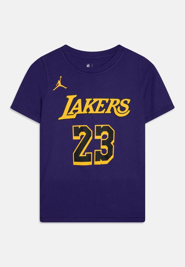 NBA LOS ANGELES LAKERS (LAK) LEBRON JAMES STATEMENT TEE UNISEX - Print T-shirt - purple