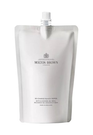 RE-CHARGE BLACK PEPPER BATH & SHOWER GEL REFILL - Shower gel - deckweiß