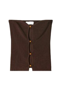 CUT-OUT DETAIL - Top - dark brown