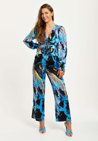 Liquorish ABSTRACT PRINT WITH RUCHED FRONT  - Jumpsuit - multi coloured