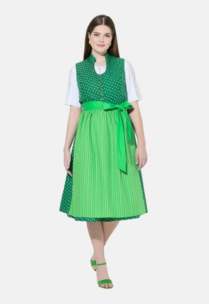 MINIMAL GOBLET COLLAR  - Dirndl - grass green