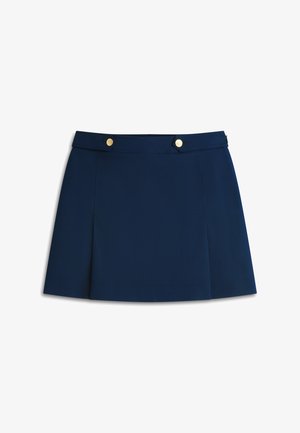 Tommy Hilfiger, PLEATED TWILL MINI SKIRT - Falda plisada - dark night navy