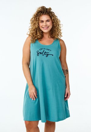 Zizzi ÄRMELLOSES   - Jersey dress - bristol b w let s
