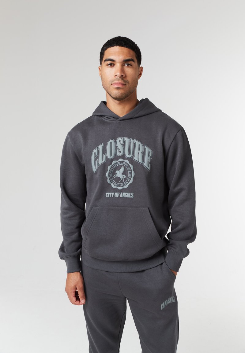 CLOSURE London VINTAGE VARSITY TRACKSUIT - Tuta - charcoal