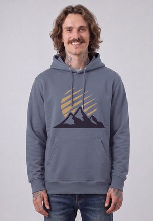 watapparel, MOUNTAIN AND SUN UNISEX - Kapuzenpullover - blue grey