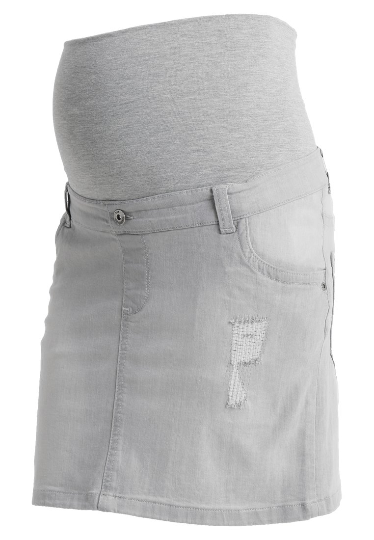 love2wait Jeansrok grijs