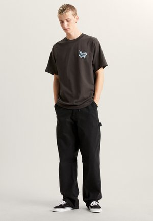 HEAVY THINKER LOOSE. - T-Shirt print - black