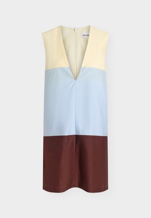 Marimekko, KIURU HENNIKA - Robe de jour - light yellow/light blue/wine red