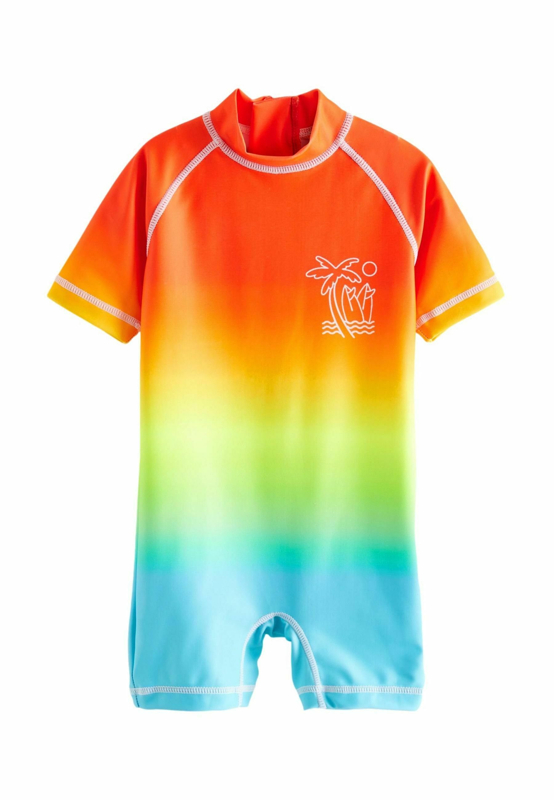 Next SUNSAFE ALL-IN-ONE STANDARD Swimsuit rainbow dip dye
