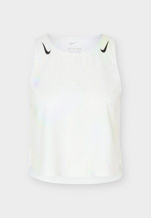 Nike Performance, CROP TANK - Débardeur - off white/black
