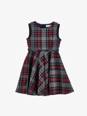 Monnalisa, Cocktailjurk - light grey/red