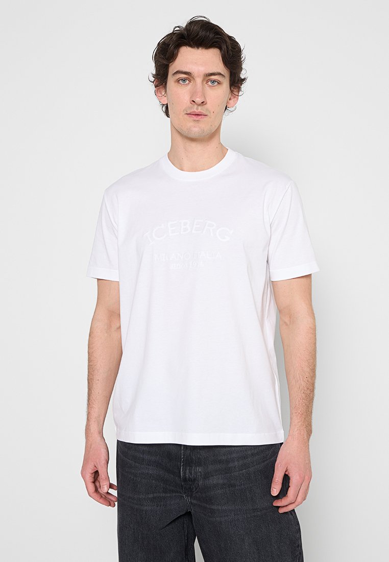 Iceberg T-shirt print wit