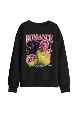 NETFLIX, KPOP DEMON HUNTERS SAJA BOYS ROMANCE HOMAGE UNISEX - Sweatshirt - black