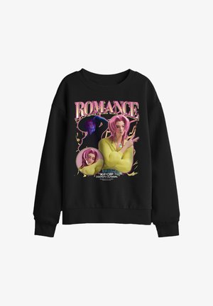 NETFLIX, KPOP DEMON HUNTERS SAJA BOYS ROMANCE HOMAGE UNISEX - Sweatshirt - black