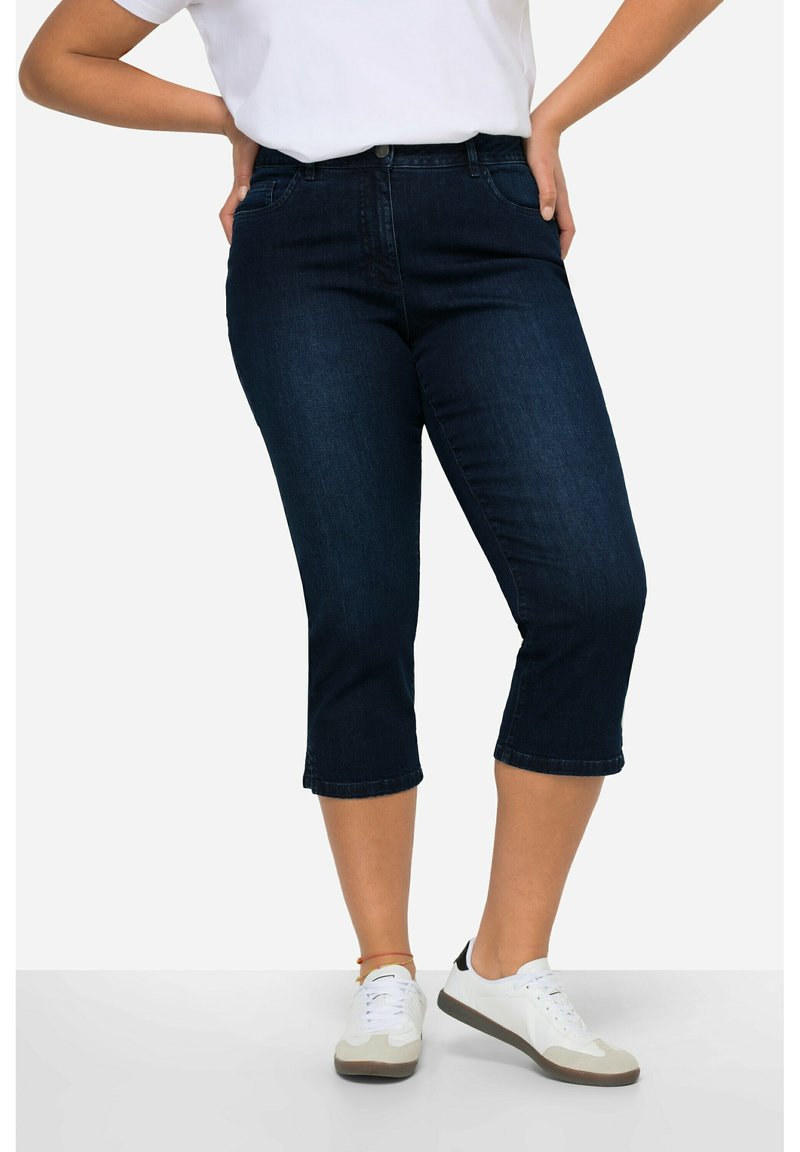 C&A Yessica Gestreepte Slim Fit Broek Blauw/wit