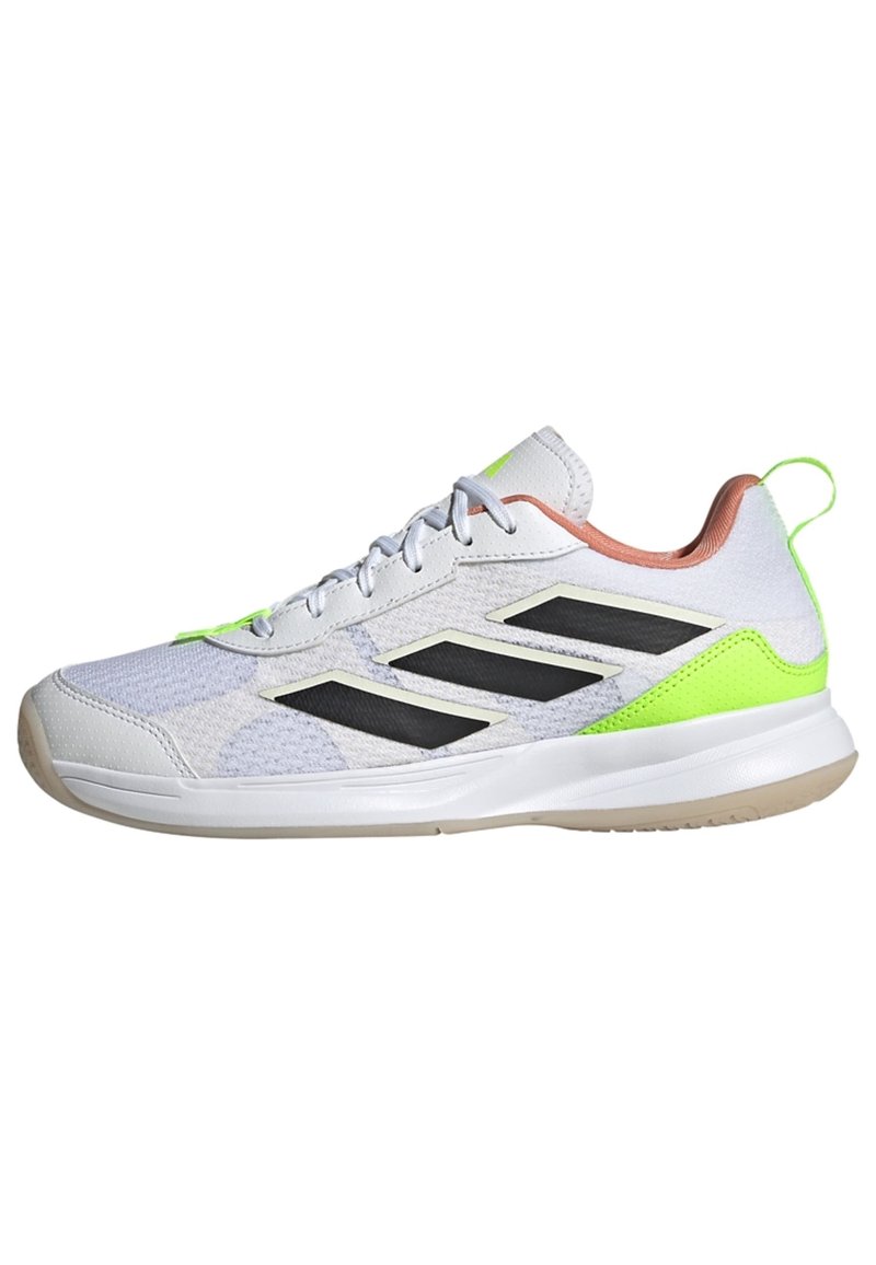 adidas Performance AVAFLASH  - Tenisice za zemljane terene - cloud white   core black   lucid lemon