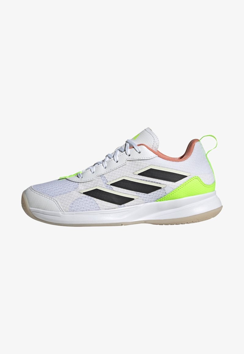 adidas Performance AVAFLASH - Clay court tennis shoes - cloud white core black lucid lemon