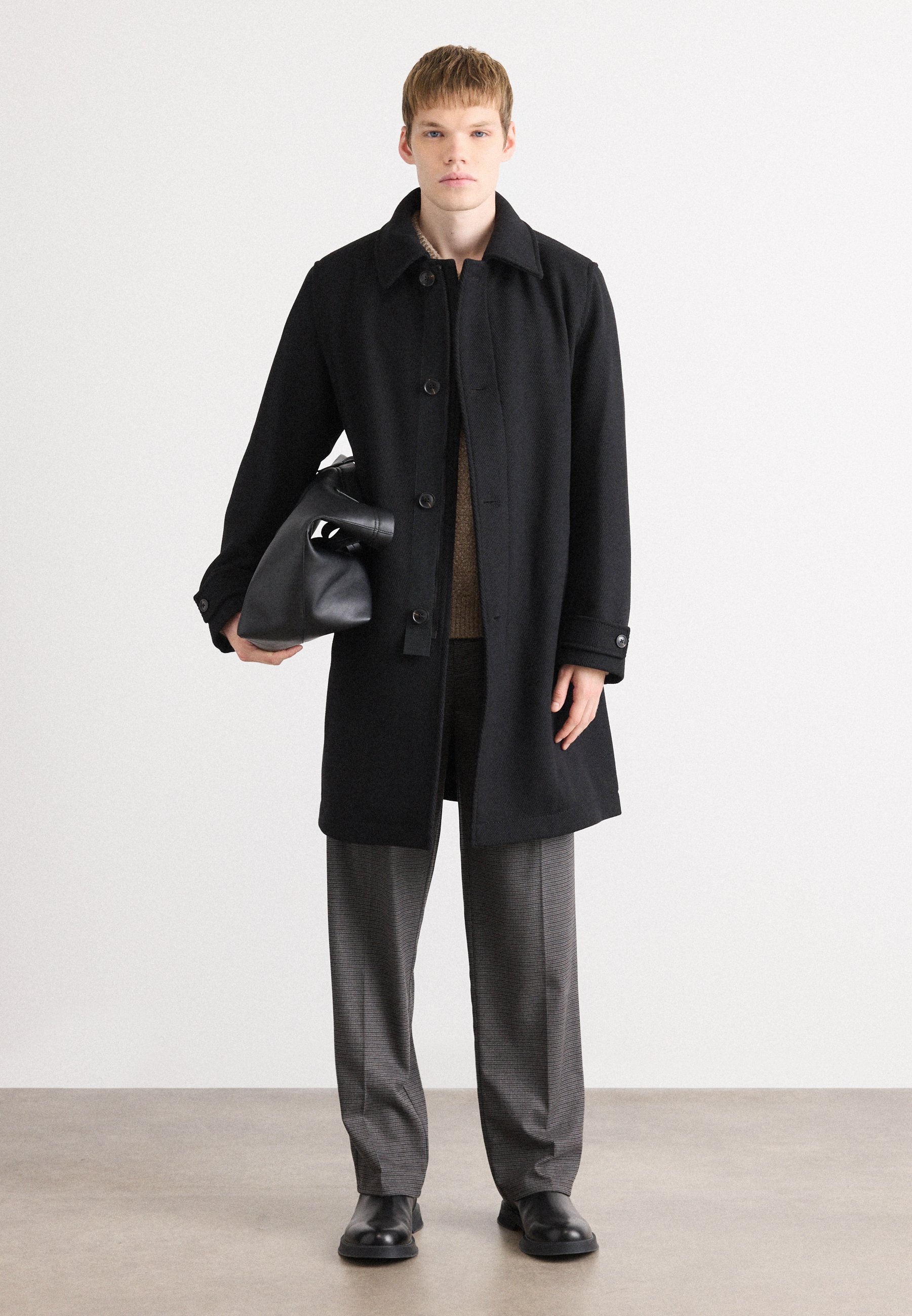 BOSS OCOZIER - Classic coat - black - Zalando