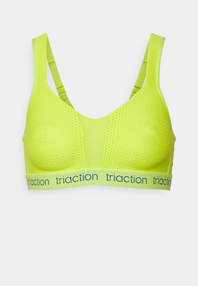 triaction by Triumph Sport-bh met high support neongroen